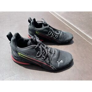 PUMA AXELION NXT Fade Black Sneakers Sz 9 Men Athletic Shoes 37675601 Activewear